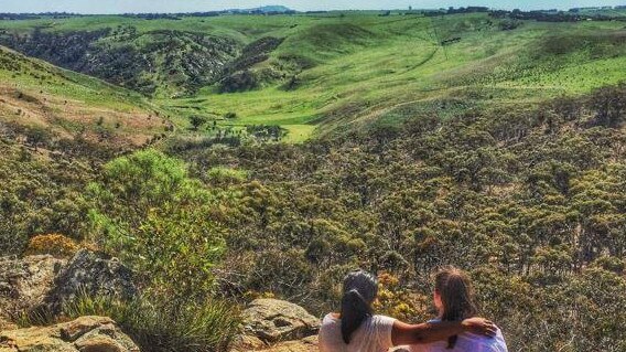 One of the amazing views at Werribee Gorge. Picture: Instagram