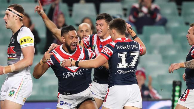 A fast start put the Roosters on the path to victory. Picture: Brett Costello