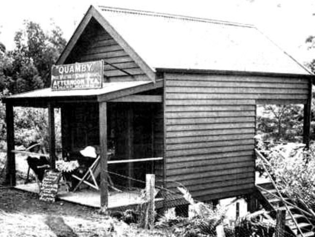 A humble start, Quamby Cafe in 1914. Picture: Supplied