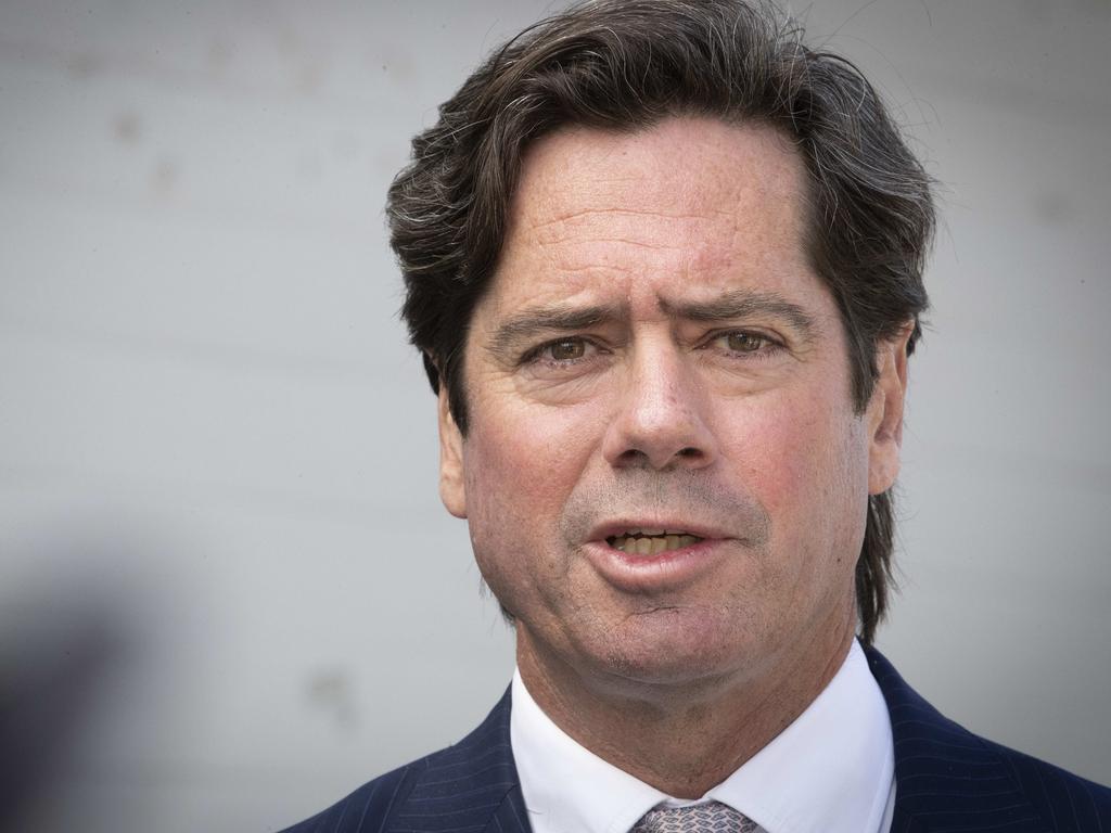 AFL CEO Gillon McLachlan during the TICT luncheon at Hobart. Picture Chris Kidd