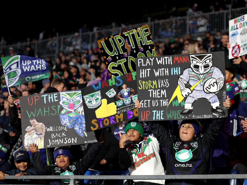 While Rugby Union is losing crowds in New Zealand, the Warriors sold out every single home game in 2024. Picture: Getty Images