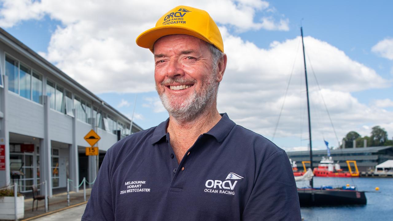 Skipper of Rushour Drew Carruthers after the Melbourne to Hobart Yacht Race. Picture: Linda Higginson