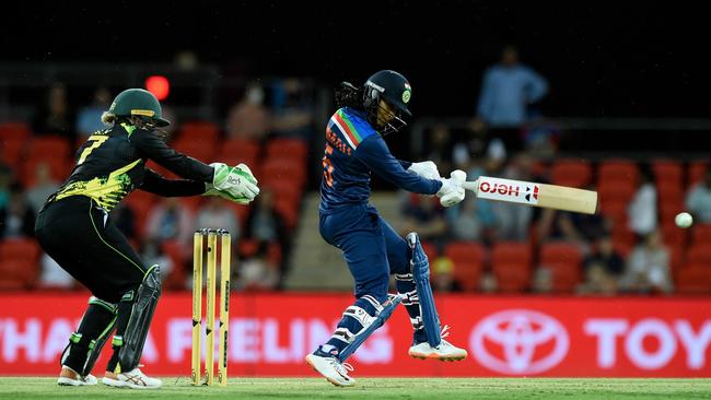 Jemimah Rodrigues was a big problem for the Aussies. Picture: Getty Images