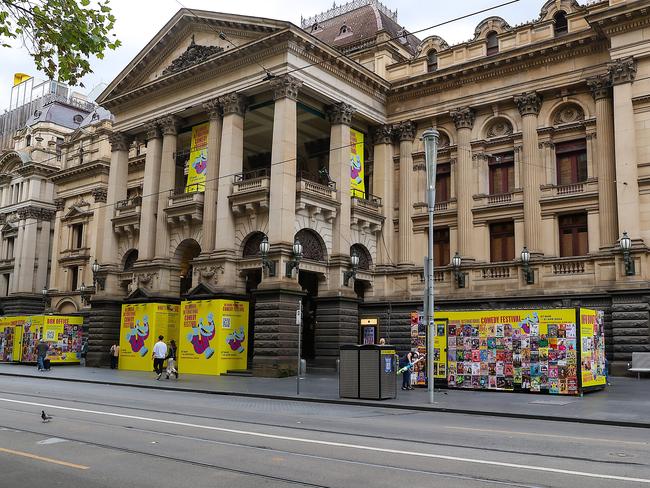 Melbourne Town Hall staff budget ballooned from $3.8 million to $4.4 million in the 2023-24 financial year. Picture: Ian Currie