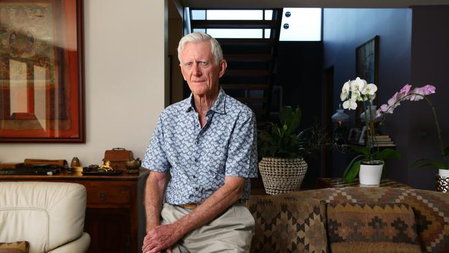 12/11/2017. Jerry Ellis, former BHP Chairman, pictured at home in Mosman in Sydney's north. Jerry is in support of euthanasia,  in line with a wave of ageing former captains of industry who are putting their end of life plans together and want assisted suicide as an option.  Britta Campion / The Australian