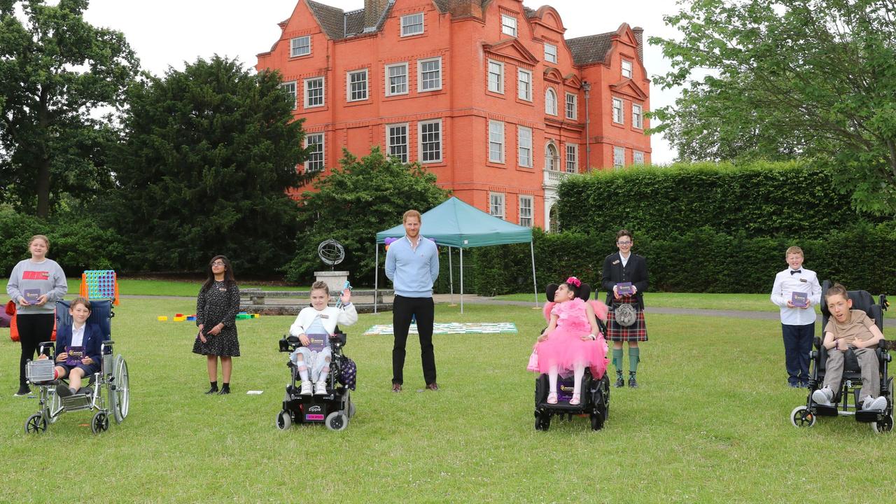 The Duke with the award winning youngsters during the WellChild Awards 2021. Picture: Antony Thompson/TWM/WellChild/PA Wire