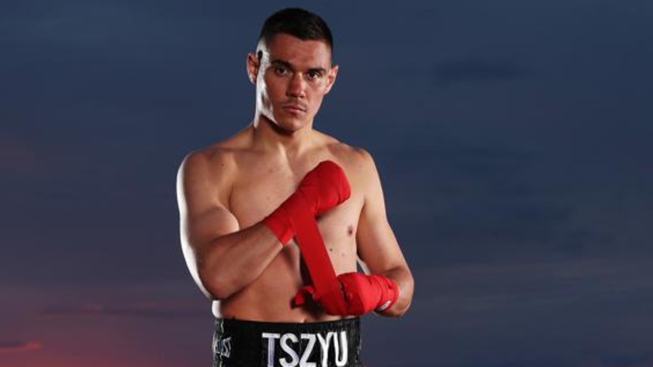 Portrait of Australian boxer Tim Tszyu at Dover Heights, Sydney ahead of his fight against Takeshi Inoue. Picture: No Limit Boxing / Brett Costello