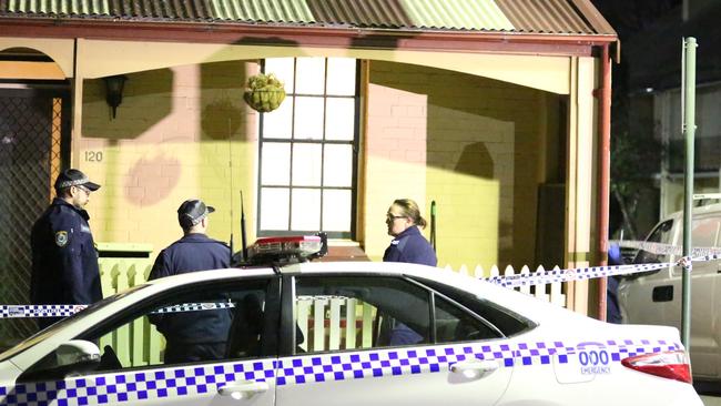 A man is fighting for his life after a stabbing in Glebe.