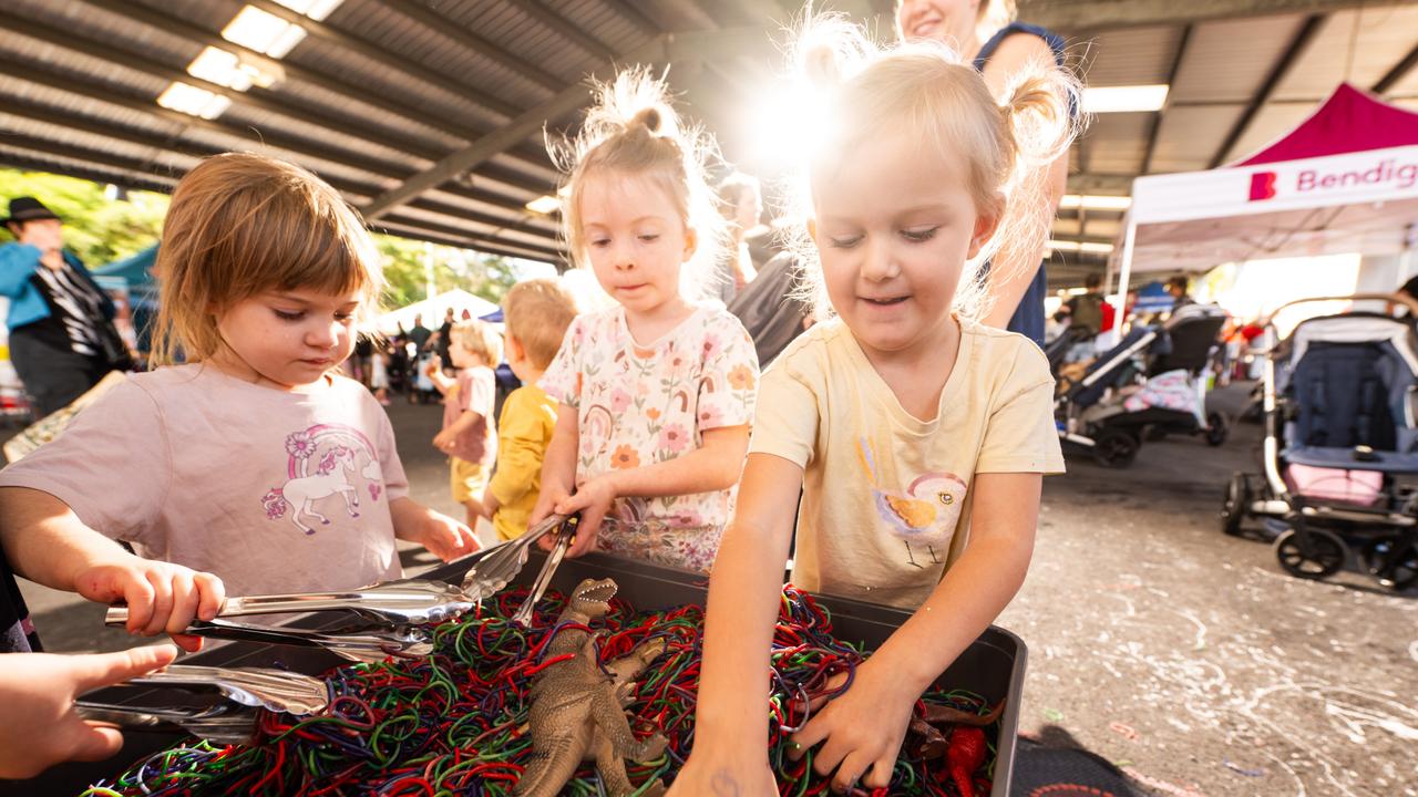 Children had at absolute blast at Messy Play Nambour on Wednesday. Photo: Joseph Byford Photography