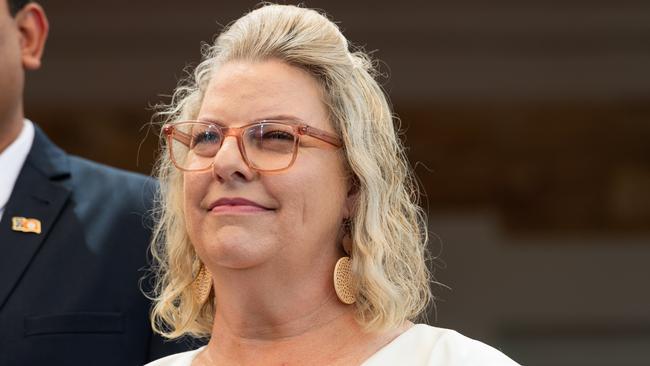 Marie-Clare Boothby as the new NT Cabinet is sworn in at Government House. Picture: Pema Tamang Pakhrin