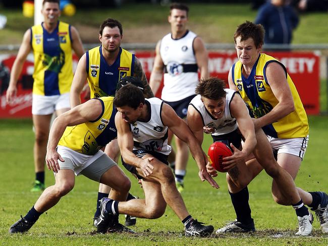 Interleague footy: MPNFL v Northern Football League Picture: Paul Loughnan