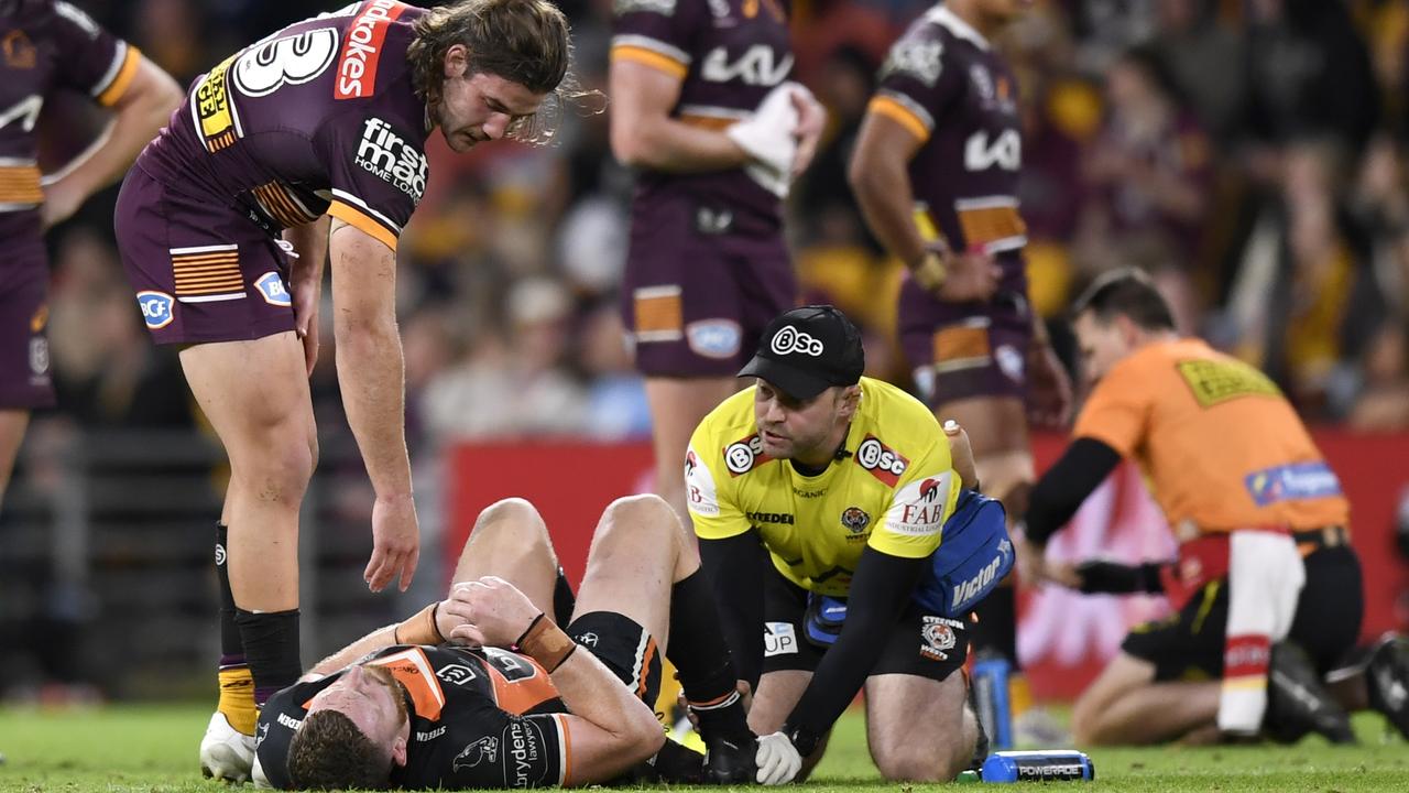 Jackson Hastings has been sidelined for at least three months. Picture: Scott Davis/NRL Images
