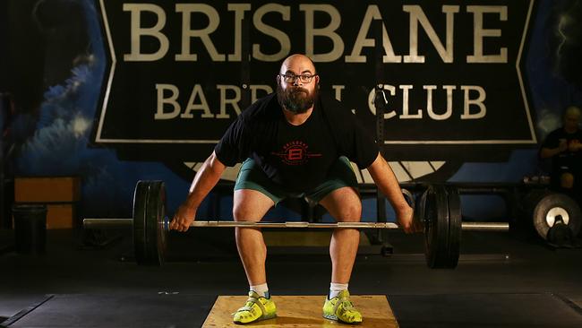 Commonwealth Games gold medal weightlifter Damon Kelly. Picture: Marc Robertson