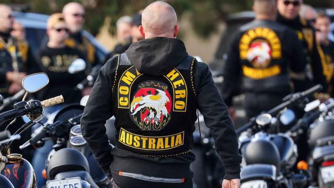 New crime prevention orders prevent Zahed from wearing Comanchero colours or owning any of its associated paraphernalia. Picture: Ian Currie