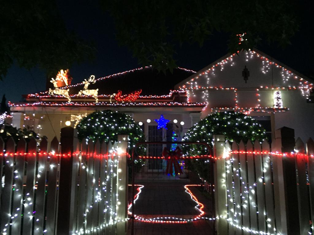 Santa’s arrived at 46 Ninth Ave, Joslin. Picture: Darren Trenerry