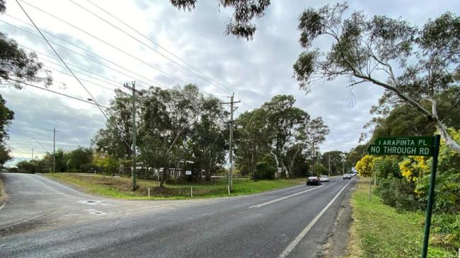 Current site at 1 Larapinta Place