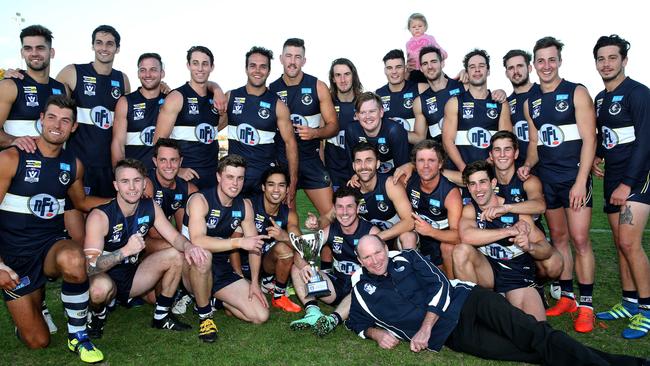 The successful Northern Football League team. Picture: Mark Wilson.