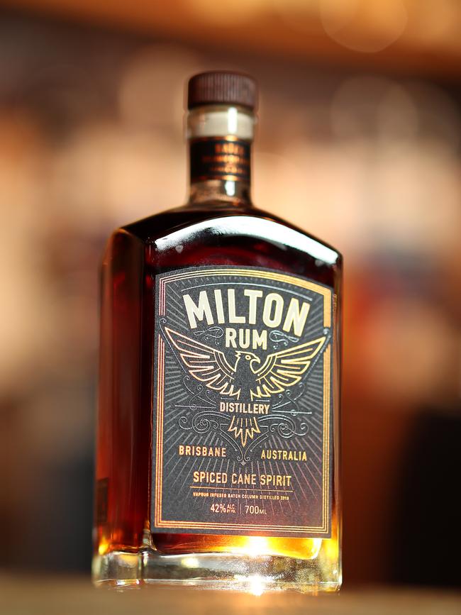 Milton Rum is one of Queensland’s award-winning rums. Picture: Peter Wallis