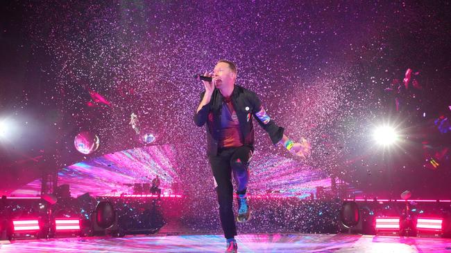 Coldplay will perform two exclusive shows at the Optus Stadium in Perth in November. Picture: Getty Images