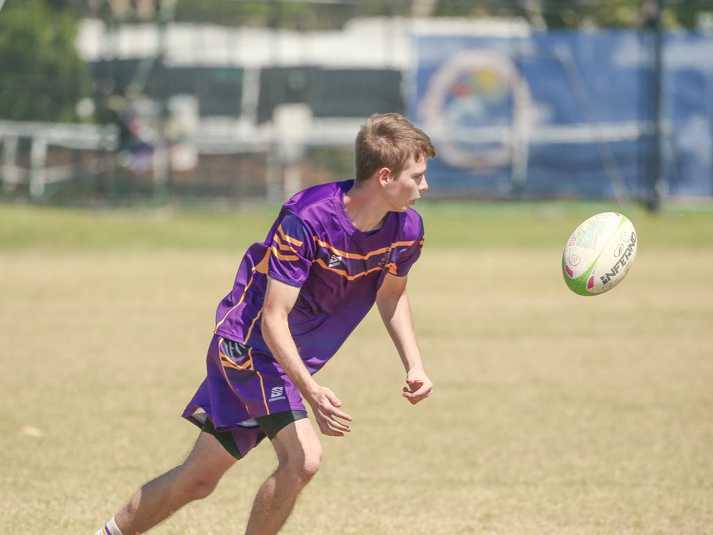 St Laurence's V St Josephs at the 2024 Gold Coast Titans All Schools Touch Football Picture: Glenn Campbell