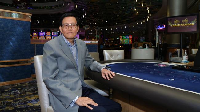 Executive director of the Reef Casino Trust Allan Tan is pleased with returns made by the Cairns The Reef Hotel Casino. Picture: Peter Carruthers