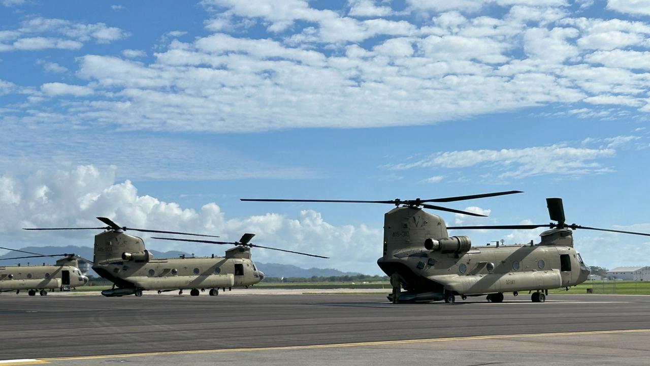 The Australian Defence Force is providing support to Queensland Fire and Emergency Services (QFES) working in flood-affected areas of Far North Queensland. Picture: Ken Wilson