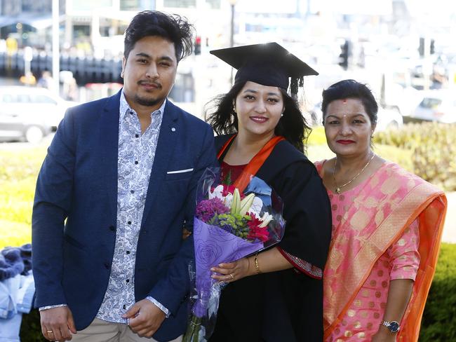 UTAS Graduations - College of Sciences and Engineering (Awards in Agriculture, Marine Science, Environment and Applied Science and all Bachelor of Science) Graduate Research. Picture: MATT THOMPSON