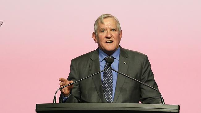 Queensland Resources Council's chief executive Ian Macfarlane at the QRC annual forum and lunch at the Brisbane Convention Centre. Picture: Zak Simmonds