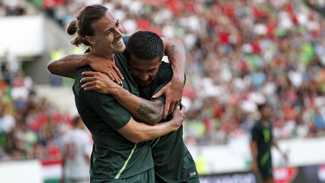 The Socceroos kick off the World Cup campaign against France. (Toby Zerna)