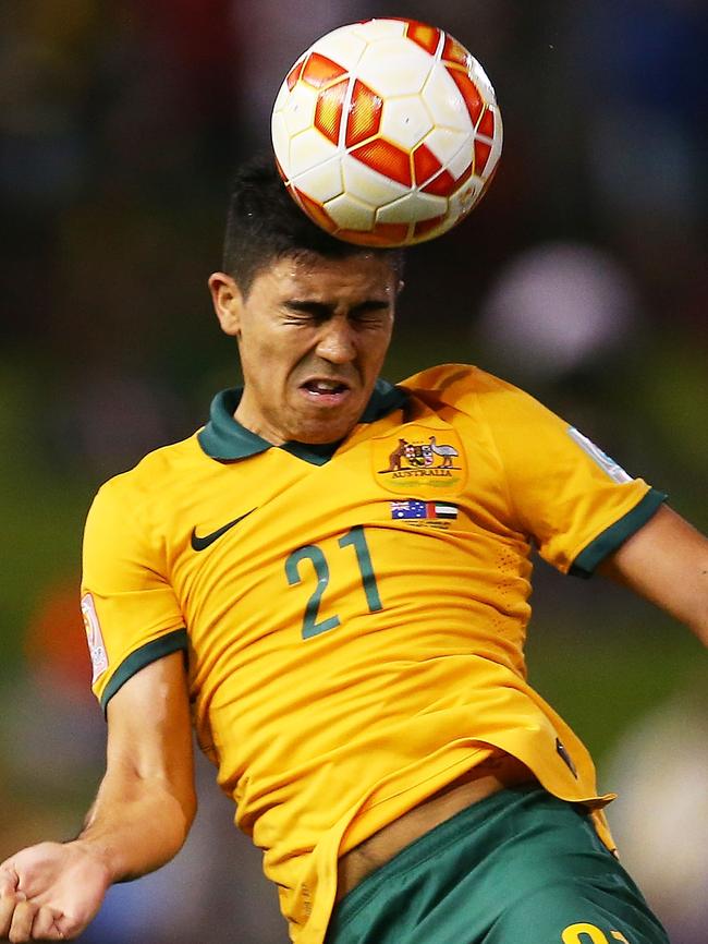 Massimo Luongo in action.