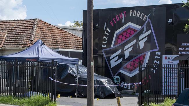 Mr Sabbagh was gunned down in the carpark of Elite Fight Force gym in Sefton in early 2023. Picture: NCA NewsWire