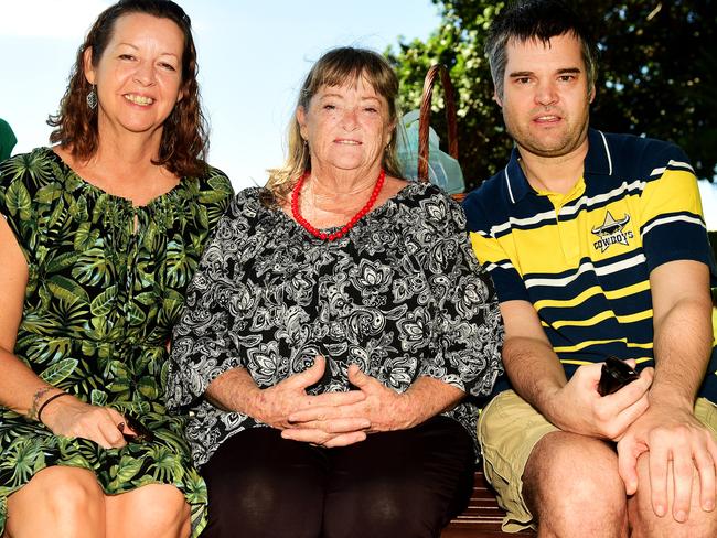 Mother's Day at Anzac Park; Trudy Crook, Margaret Murcott and Adam Crook