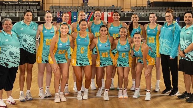 The inaugural Black Swans squad was named last year to compete at the PacificAus Series as well as the Australian Netball Championships.