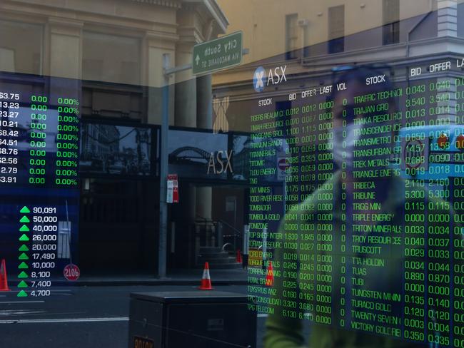 SYDNEY, AUSTRALIA - NewsWire Photos, AUGUST, 31, 2021: A view of the Australian Stock Exchange (ASX) is seen in Sydney on the last official day of reporting season. Picture: NCA NewsWire/ Gaye Gerard