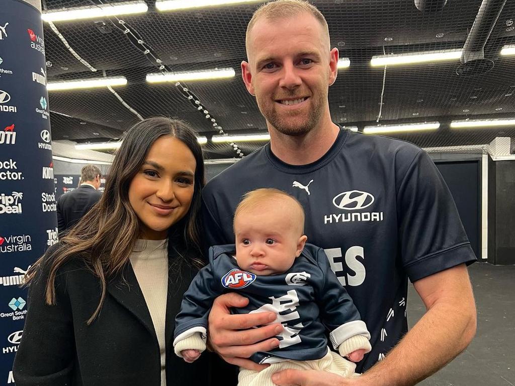 Carlton star Sam Docherty’s wife Natalie reveals IVF journey during ...