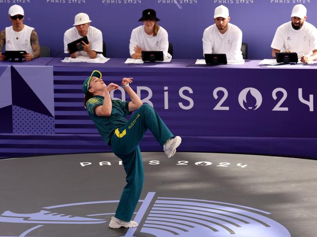 The breakdancer’s moves will endure long after the fake controversy over her selection has died. Picture: Getty Images