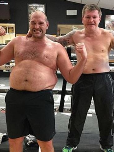 Fury has struggled with his weight in the past. Photo: Instagram.