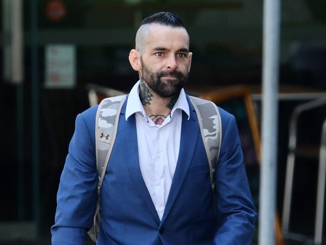 BRISBANE, AUSTRALIA - NewsWire Photos OCTOBER 23, 2024: Former Married At First Sight star Craig Michael Keller arrives the Brisbane Supreme Court where he is being sentenced for assault. Picture: NewsWire/Tertius Pickard