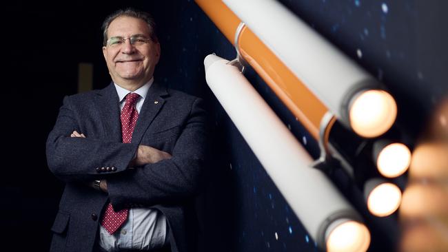 The Andy Thomas Space Foundation chief executive Nicola Sasanelli at the Space Discovery Centre in Adelaide. Picture: Matt Loxton