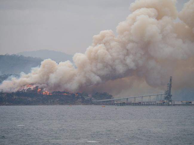 It was destroyed by bushfires tearing through the area. Picture: Robyn Malcolm