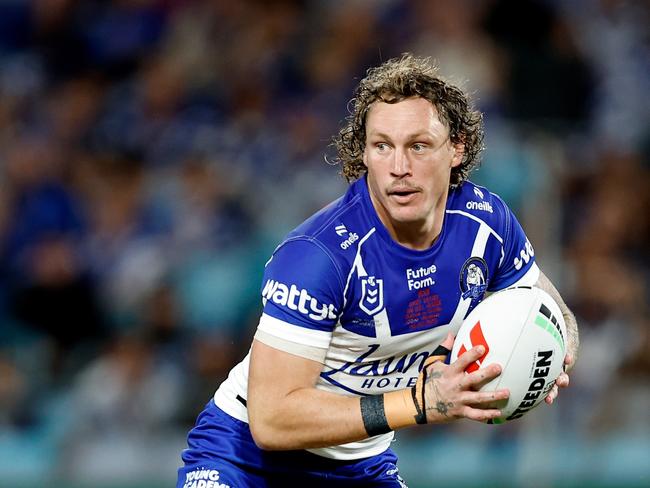 Bulldogs forward Kurt Mann has emerged as a shock Maroons Origin Bolter. Picture: Getty Images