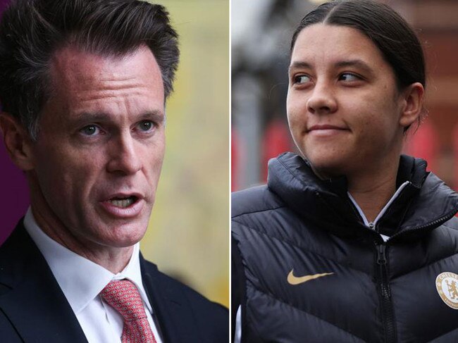 NSW premier Chris Minns has weighed in on the Sam Kerr racism scandal Pictures: News Corp/Getty Images