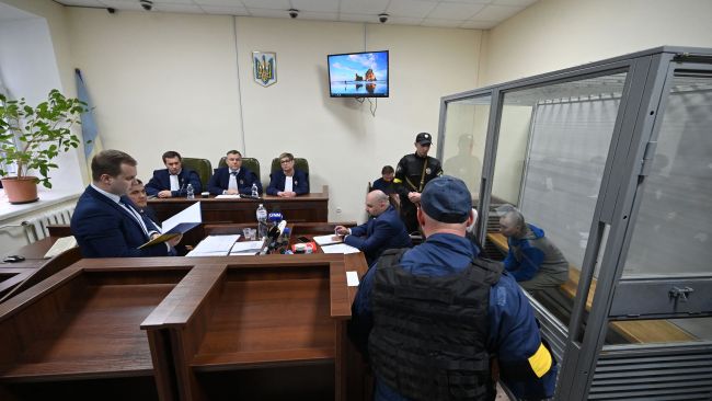 It's expected to be the first of many war crime trials with Ukraine reportedly capturing 41 soldiers. Picture: Genya Savilov/ AFP via Getty Images
