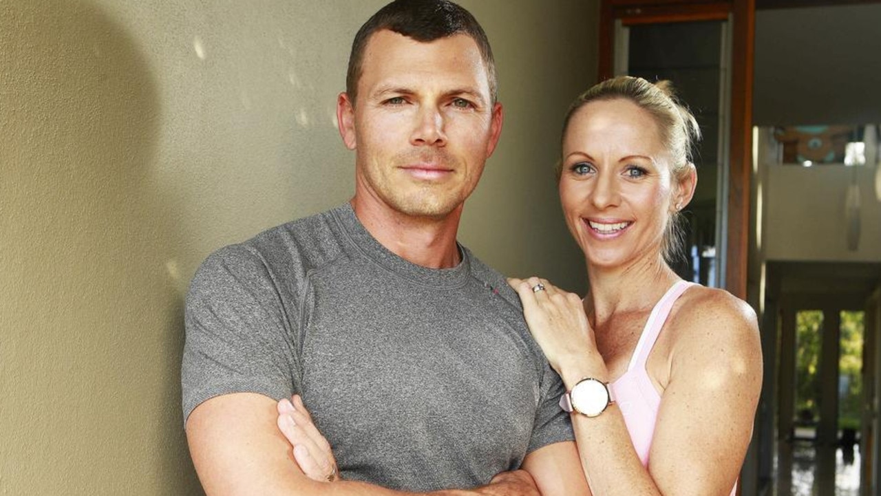 Jetts Fitness founders Brendon Levenson and Cristy Levenson. Picture: Supplied.