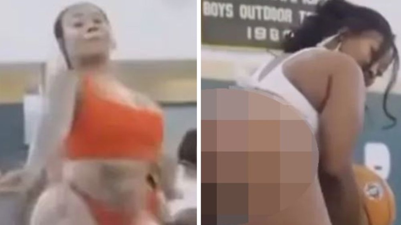 Raunchy video of women twerking in G-strings at a school angers