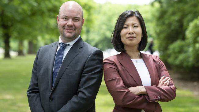 David Moore and Mellissa Lai have joined Johnson, Winter, Slattery to help open their new Canberra office. Picture: NCA NewsWire / Martin Ollman