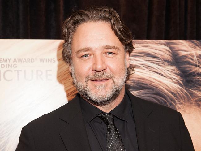 Russell Crowe at the premiere for The Water Diviner in Washington DC.