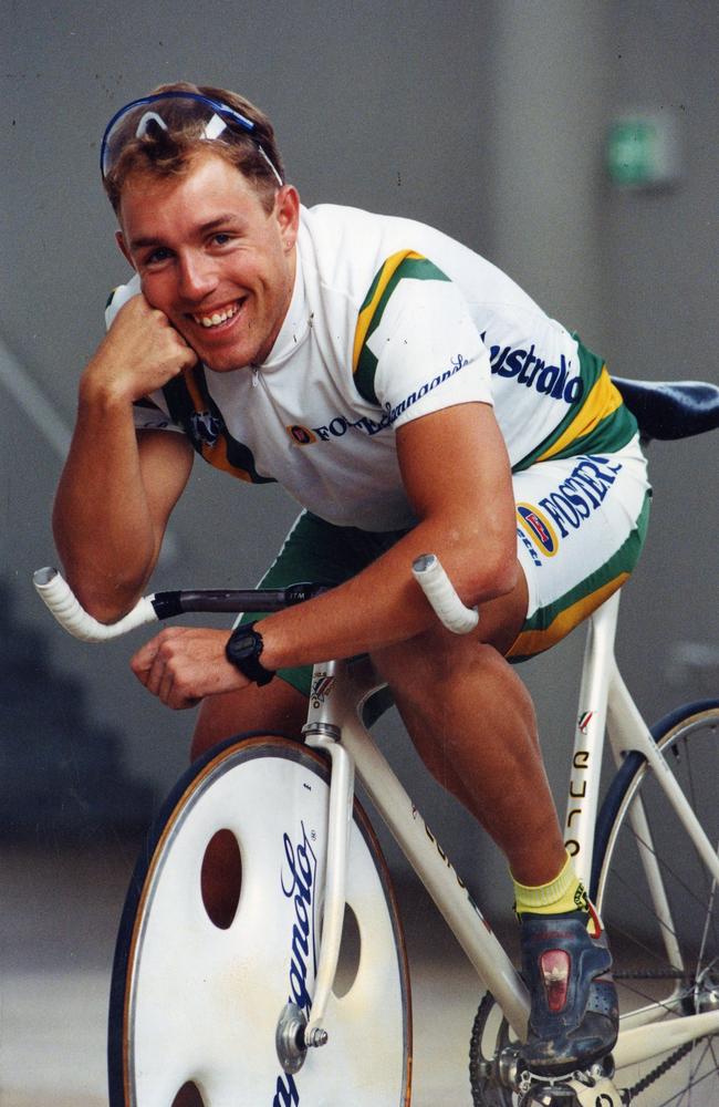 Australian cyclist Shane Kelly was 1km TT world champion in 1995 and 1996.