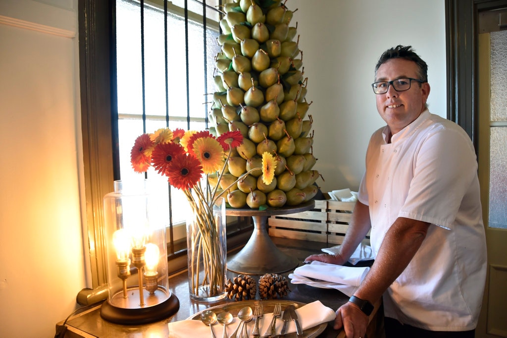 Inbound restaurant at the Railway will open for dinner Friday and Saturday nights. Inbound Toowoomba chef Clayton Costigan. January 31, 2017. Picture: Bev Lacey