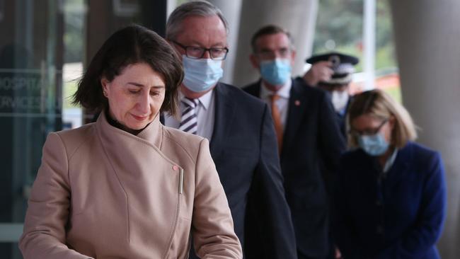 NSW Premier Gladys Berejiklian, Health Minister Brad Hazzard and Chief Health Oficer Kerry Chant. Their actions endanger their own people and the rest of the nation.